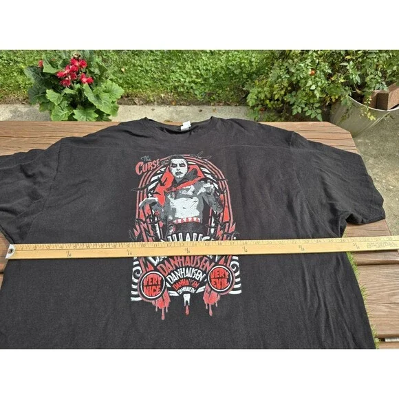 WWE The Curse Of Danhausen Graphic Tee All Elite Wrestling Cotton T Shirt XXXL - Picture 9 of 10
